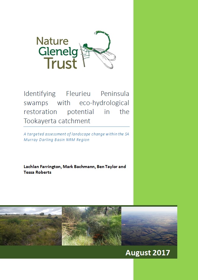 NGT Tookayerta Catchment Assessment - Cover
