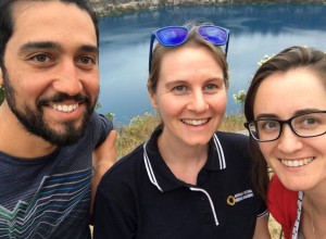 Rose took Tristan and visiting NGTer Tessa to visit Mt Gambier's Blue Lake